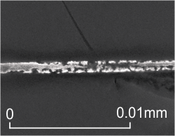 styk zdegradowany przez elektromigrację